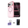 MARSİLYAN™- iPhone 17 Pro Max Kılıf Kıvılcım Form Prime - Siyah 3D Antistatik Hayalet Cam Ekran Koruyucu + Bilvis Titan Kamera Lens - NLGY