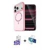 MARSİLYAN™- iPhone 17 Pro Max Kılıf Kıvılcım Form Prime - Siyah 3D Antistatik Seramik Nano Ekran Koruyucu + Bilvis Titan Kamera Lens - GS
