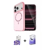 MARSİLYAN™- iPhone 17 Pro Max Kılıf Kıvılcım Form Prime - Siyah Bilvis 5in1 5D Magic Hayalet Cam Ekran Koruyucu + Bilvis Titan Kamera Lens - TU