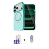 MARSİLYAN™- iPhone 17 Pro Max Kılıf Kıvılcım Form Prime - Siyah Joko Magic 5D Cam + Bilvis Titan Kamera Lens - NLGY