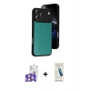 MARSİLYAN™- iPhone 17 Pro Max Kılıf Kıvılcım Işık Serisi - Şeffaf Pasifik Cam Ekran Koruyucu + Bilvis Titan Kamera Lens - TU