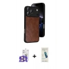 MARSİLYAN™- iPhone 17 Pro Max Kılıf Kıvılcım Işık Serisi - Şeffaf Pasifik Cam Ekran Koruyucu + Bilvis Titan Kamera Lens - TU