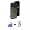 MARSİLYAN™- iPhone 17 Pro Max Kılıf Kıvılcım Işık Serisi - Şeffaf Pasifik Cam Ekran Koruyucu + Bilvis Titan Kamera Lens - LT