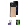 MARSİLYAN™- iPhone 17 Pro Max Kılıf Kıvılcım Işık Serisi - Siyah 360 Mat Full Body Arka Koruyucu + Bilvis Titan Kamera Lens - NLGY