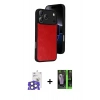MARSİLYAN™- iPhone 17 Pro Max Kılıf Kıvılcım Işık Serisi - Siyah 360 Mat Full Body Arka Koruyucu + Bilvis Titan Kamera Lens - NLGY