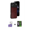 MARSİLYAN™- iPhone 17 Pro Max Kılıf Kıvılcım Işık Serisi - Siyah 360 Mat Full Body Arka Koruyucu + Bilvis Titan Kamera Lens - TU