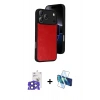 MARSİLYAN™- iPhone 17 Pro Max Kılıf Kıvılcım Işık Serisi - Siyah 3D Antistatik Cam Ekran Koruyucu + Bilvis Titan Kamera Lens - LT