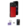 MARSİLYAN™- iPhone 17 Pro Max Kılıf Kıvılcım Işık Serisi - Siyah 3D Antistatik Hayalet Cam Ekran Koruyucu + Bilvis Titan Kamera Lens - TU