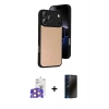 MARSİLYAN™- iPhone 17 Pro Max Kılıf Kıvılcım Işık Serisi - Siyah 3D Antistatik Hayalet Cam Ekran Koruyucu + Bilvis Titan Kamera Lens - TU
