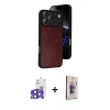 MARSİLYAN™- iPhone 17 Pro Max Kılıf Kıvılcım Işık Serisi - Siyah Bilvis 3D Cam Ekran Koruyucu + Bilvis Titan Kamera Lens - LT