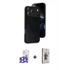 MARSİLYAN™- iPhone 17 Pro Max Kılıf Kıvılcım Işık Serisi - Siyah Bilvis 3D Cam Ekran Koruyucu + Bilvis Titan Kamera Lens - NLGY