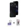 MARSİLYAN™- iPhone 17 Pro Max Kılıf Kıvılcım Işık Serisi - Siyah Bilvis 3D Cam Ekran Koruyucu + Bilvis Titan Kamera Lens - GS