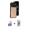 MARSİLYAN™- iPhone 17 Pro Max Kılıf Kıvılcım Işık Serisi - Siyah Bilvis 3D Cam Ekran Koruyucu + Bilvis Titan Kamera Lens - NLGY