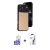 MARSİLYAN™- iPhone 17 Pro Max Kılıf Kıvılcım Işık Serisi - Siyah Bilvis 3X AR HD Cam Ekran Koruyucu + Bilvis Titan Kamera Lens - GS