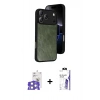 MARSİLYAN™- iPhone 17 Pro Max Kılıf Kıvılcım Işık Serisi - Siyah Bilvis 3X AR HD Cam Ekran Koruyucu + Bilvis Titan Kamera Lens - GS