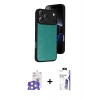 MARSİLYAN™- iPhone 17 Pro Max Kılıf Kıvılcım Işık Serisi - Siyah Bilvis 3X AR HD Cam Ekran Koruyucu + Bilvis Titan Kamera Lens - GS