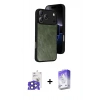 MARSİLYAN™- iPhone 17 Pro Max Kılıf Kıvılcım Işık Serisi - Siyah Bilvis 5in1 3D Magic Cam Ekran Koruyucu + Bilvis Titan Kamera Lens - LT