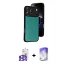 MARSİLYAN™- iPhone 17 Pro Max Kılıf Kıvılcım Işık Serisi - Siyah Bilvis 5in1 3D Magic Cam Ekran Koruyucu + Bilvis Titan Kamera Lens - TU