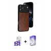 MARSİLYAN™- iPhone 17 Pro Max Kılıf Kıvılcım Işık Serisi - Siyah Bilvis 5in1 3D Magic Cam Ekran Koruyucu + Bilvis Titan Kamera Lens - TU