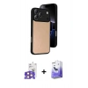 MARSİLYAN™- iPhone 17 Pro Max Kılıf Kıvılcım Işık Serisi - Siyah Bilvis 5in1 5D Magic Hayalet Cam Ekran Koruyucu + Bilvis Titan Kamera Lens - TU