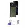 MARSİLYAN™- iPhone 17 Pro Max Kılıf Kıvılcım Işık Serisi - Siyah Joko Magic 5D Cam + Bilvis Titan Kamera Lens - GS
