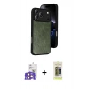 MARSİLYAN™- iPhone 17 Pro Max Kılıf Kıvılcım Işık Serisi - Siyah Joko Magic 5D Hayalet Cam + Bilvis Titan Kamera Lens - TU