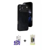 MARSİLYAN™- iPhone 17 Pro Max Kılıf Kıvılcım Işık Serisi - Siyah Joko Magic 5D Hayalet Cam + Bilvis Titan Kamera Lens - NLGY
