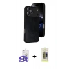 MARSİLYAN™- iPhone 17 Pro Max Kılıf Kıvılcım Işık Serisi - Siyah Joko Magic 5D Hayalet Cam + Bilvis Titan Kamera Lens - LT