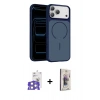 MARSİLYAN™- iPhone 17 Pro Max Kılıf Kıvılcım Klasik - Siyah Bilvis 3D Cam Ekran Koruyucu + Bilvis Titan Kamera Lens - GS