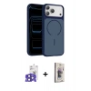 MARSİLYAN™- iPhone 17 Pro Max Kılıf Kıvılcım Klasik - Siyah Bilvis 3D Cam Ekran Koruyucu + Bilvis Titan Kamera Lens - LT