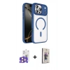 MARSİLYAN™- iPhone 17 Pro Max Kılıf Kıvılcım Prime - Siyah Bilvis 3D Cam Ekran Koruyucu + Bilvis Titan Kamera Lens - TU