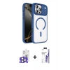 MARSİLYAN™- iPhone 17 Pro Max Kılıf Kıvılcım Prime - Siyah Bilvis 3X AR HD Cam Ekran Koruyucu + Bilvis Titan Kamera Lens - NLGY