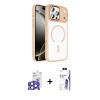 MARSİLYAN™- iPhone 17 Pro Max Kılıf Kıvılcım Prime - Siyah Bilvis 3X AR HD Cam Ekran Koruyucu + Bilvis Titan Kamera Lens - NLGY