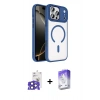 MARSİLYAN™- iPhone 17 Pro Max Kılıf Kıvılcım Prime - Siyah Bilvis 5in1 3D Magic Cam Ekran Koruyucu + Bilvis Titan Kamera Lens - LT