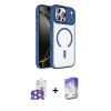 MARSİLYAN™- iPhone 17 Pro Max Kılıf Kıvılcım Prime - Siyah Bilvis 5in1 3D Magic Cam Ekran Koruyucu + Bilvis Titan Kamera Lens - TU
