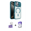 MARSİLYAN™- iPhone 17 Pro Max Kılıf Kıvılcım Prime - Siyah Bilvis 5in1 3D Magic Cam Ekran Koruyucu + Bilvis Titan Kamera Lens - TU