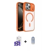 MARSİLYAN™- iPhone 17 Pro Max Kılıf Kıvılcım Prime - Siyah Joko Magic 5D Cam + Bilvis Titan Kamera Lens - LT