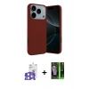 MARSİLYAN™- iPhone 17 Pro Max Kılıf Kozmos Yansıma Özel Seri - Şeffaf 360 Full Body Arka Koruyucu + Bilvis Titan Kamera Lens - GS