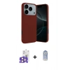 MARSİLYAN™- iPhone 17 Pro Max Kılıf Kozmos Yansıma Özel Seri - Siyah Joko Magic 5D Cam + Bilvis Titan Kamera Lens - TU