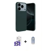 MARSİLYAN™- iPhone 17 Pro Max Kılıf Kozmos Yansıma Özel Seri - Siyah Joko Magic 5D Cam + Bilvis Titan Kamera Lens - NLGY
