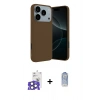 MARSİLYAN™- iPhone 17 Pro Max Kılıf Kozmos Yansıma Özel Seri - Siyah Joko Magic 5D Cam + Bilvis Titan Kamera Lens - NLGY
