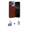 MARSİLYAN™- iPhone 17 Pro Max Kılıf Kozmos Yansıma Özel Seri - Siyah Joko Magic 5D Cam + Bilvis Titan Kamera Lens - NLGY