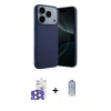 MARSİLYAN™- iPhone 17 Pro Max Kılıf Kozmos Yansıma Özel Seri - Siyah Joko Magic 5D Cam + Bilvis Titan Kamera Lens - NLGY