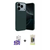 MARSİLYAN™- iPhone 17 Pro Max Kılıf Kozmos Yansıma Özel Seri - Siyah Joko Magic 5D Hayalet Cam + Bilvis Titan Kamera Lens - TU