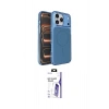 MARSİLYAN™- iPhone 17 Pro Max Kılıf Kutup Doku Serisi - Siyah Bilvis 3X AR HD Cam Ekran Koruyucu