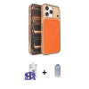 MARSİLYAN™- iPhone 17 Pro Max Kılıf Kutup Doku Serisi - Siyah Joko Magic 5D Cam + Bilvis Titan Kamera Lens - LT