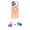 MARSİLYAN™- iPhone 17 Pro Max Kılıf Kutup Klasik Serisi - Siyah 3D Antistatik Seramik Nano Ekran Koruyucu + Bilvis Titan Kamera Lens - TU