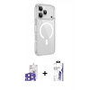 MARSİLYAN™- iPhone 17 Pro Max Kılıf Kutup Klasik Serisi - Siyah Bilvis 3X AR HD Cam Ekran Koruyucu + Bilvis Titan Kamera Lens - LT