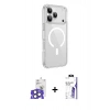 MARSİLYAN™- iPhone 17 Pro Max Kılıf Kutup Klasik Serisi - Siyah Bilvis 3X AR HD Cam Ekran Koruyucu + Bilvis Titan Kamera Lens - NLGY