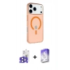 MARSİLYAN™- iPhone 17 Pro Max Kılıf Kutup Klasik Serisi - Siyah Bilvis 5in1 3D Magic Cam Ekran Koruyucu + Bilvis Titan Kamera Lens - LT
